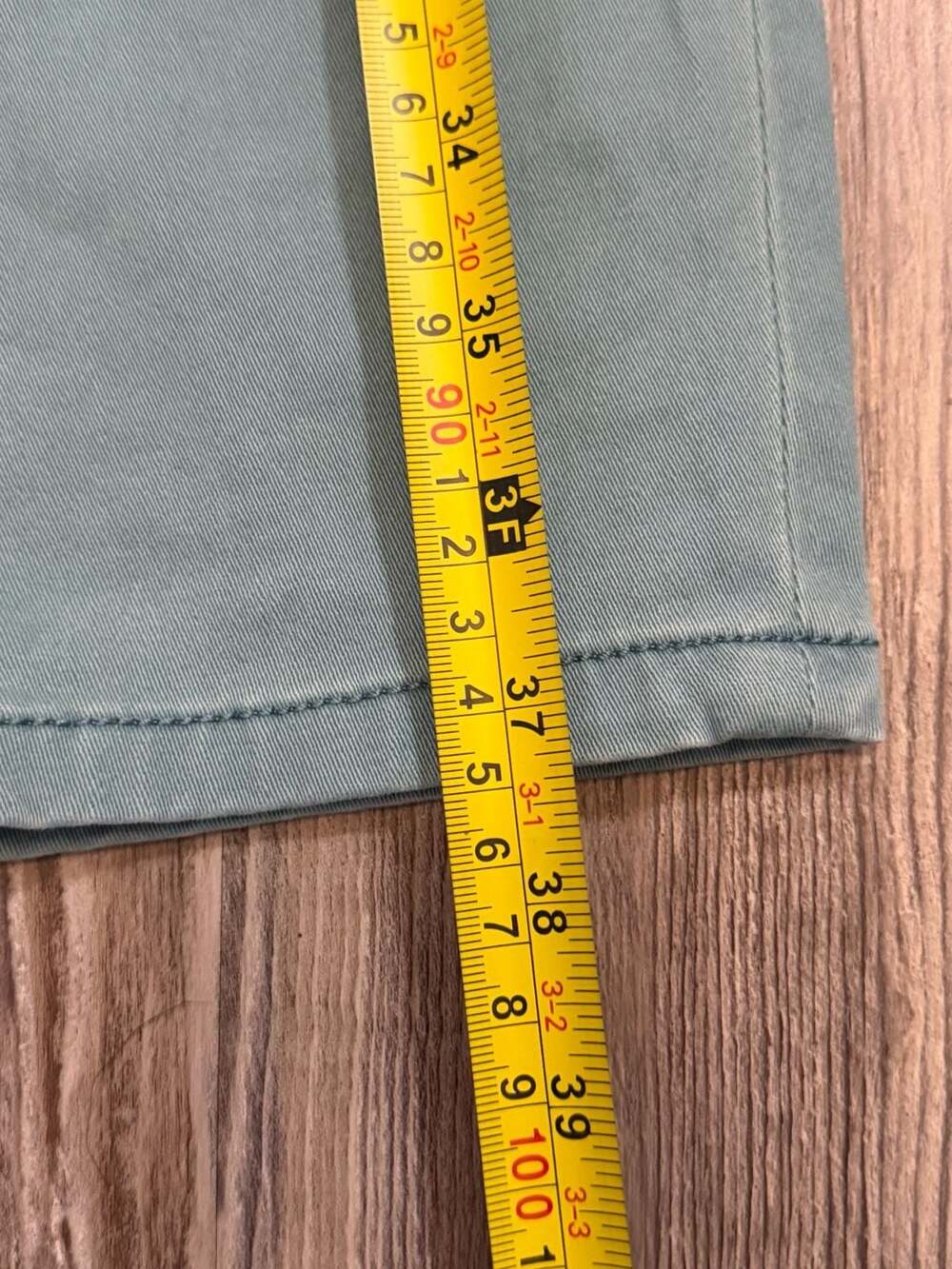 Cabi Jeans Skinny Teal Green Twill Pants Size 4 - Picture 6 of 8